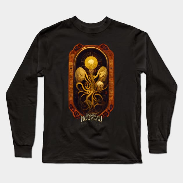 Occult Nouveau - Fungi From Yuggoth Long Sleeve T-Shirt by AltrusianGrace